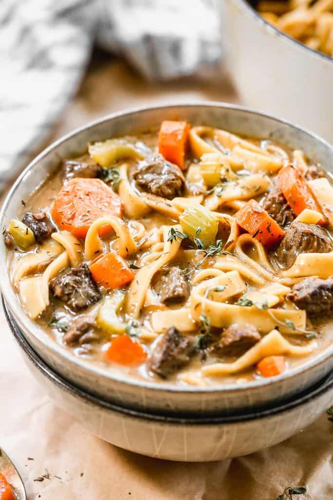 Easy Homemade Beef Noodle Soup: Stovetop or Slow Cooker